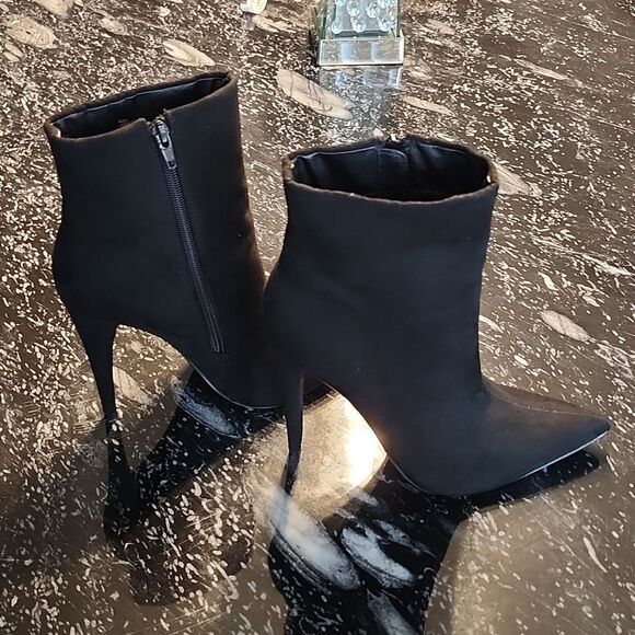 BRAND NEW JUSTFAB POINTED TOE HIGH HEEL STILETTO BOOT - Picture 7 of 14